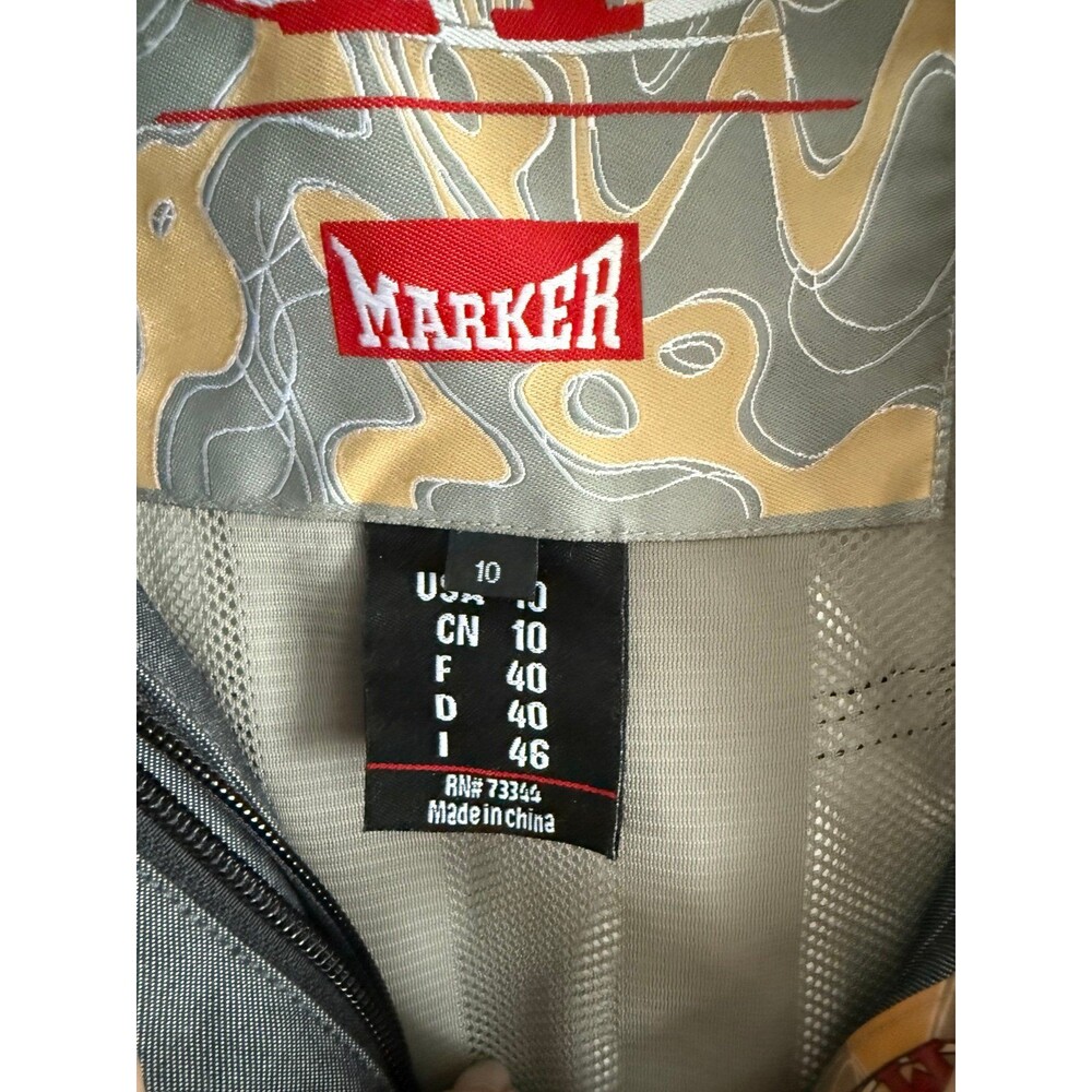 Women’s Marker Ski Jacket Sz. 10 Charcoal - Picture 5 of 11